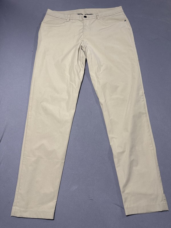 Lululemon ABC Classic-Fit 5 Pocket Pant Beige Mens Size 34