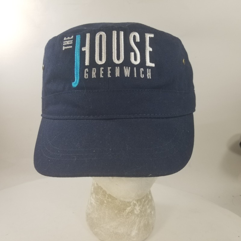 Cadet Cap Hat Cap The J House Greenwich Connecticut Strapback Adjustable Blue