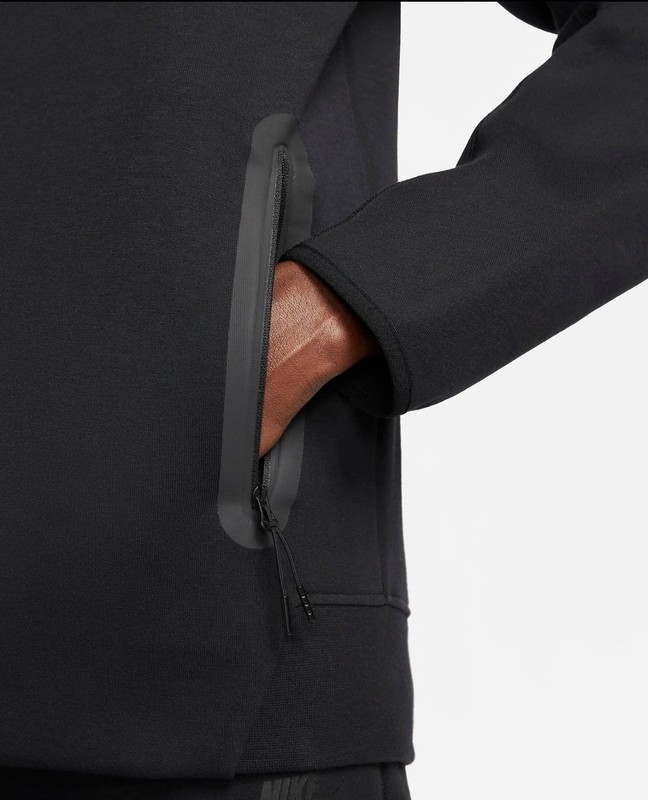 Nike Tech Fleece Hoodie Mens Windrunner 2XL Black Full Zip Pockets FB7921-010 gallery