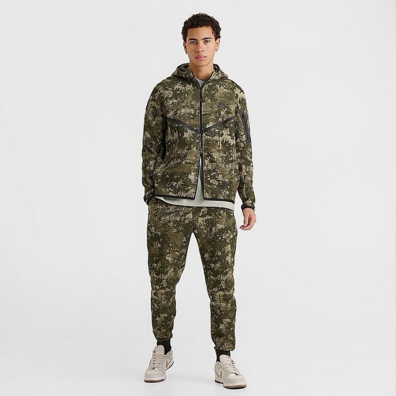 Nike Tech Fleece Windrunner Hoodie Green Camo HV5055-276 $145 Men's Medium ACG gallery