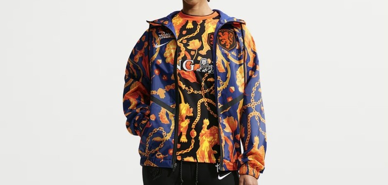Nike x Patta Netherlands World Cup Anthem Jacket IH1617-455 Men Size L