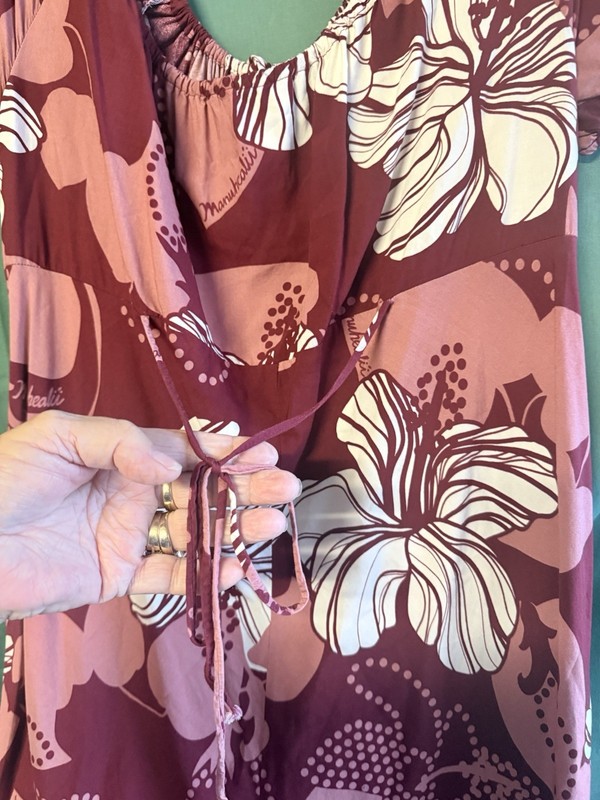 Manuheali’i Hibiscus Mini Dress Floral Hawaiian sz. XL gallery