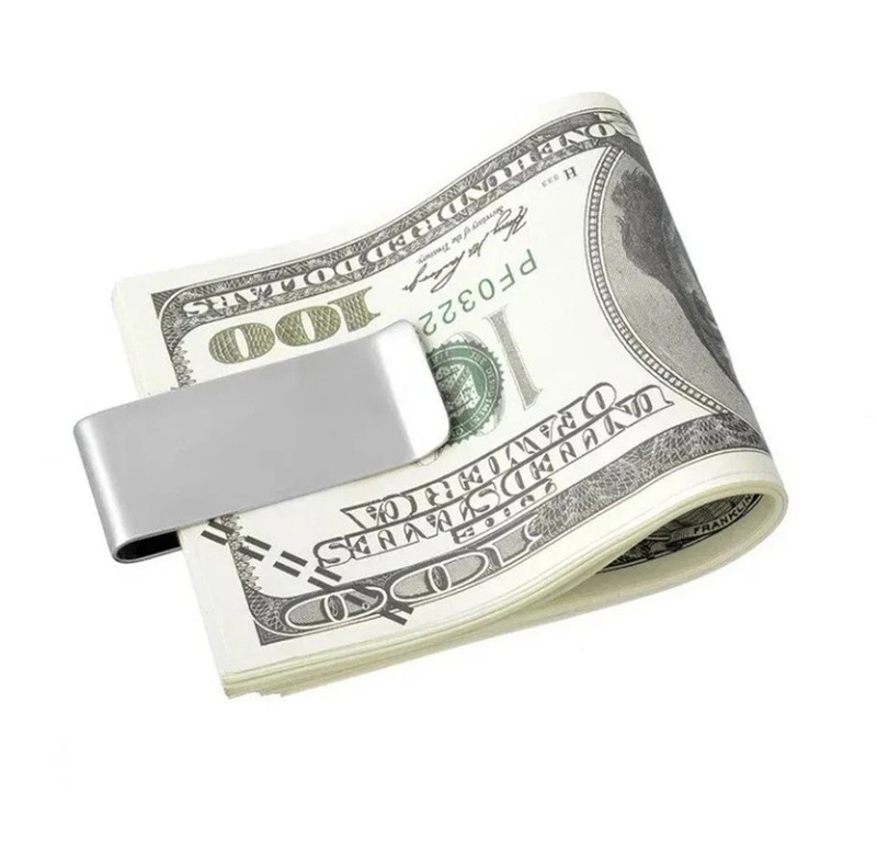 1Pc Stainless Steel Metal Money Clip Creative Banknote Clip Belt Clip Personalit gallery