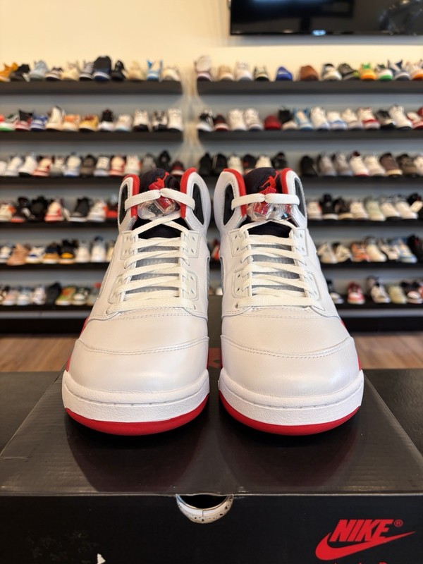 Air Jordan 5 Retro Fire Red 2025 Size 14 Brand New HQ7978-101 gallery