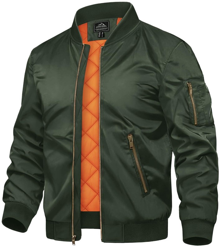 Men's Military Bomber Jacket Tactical Army Pilot Jacket Warm Padded Casual Coats gallery