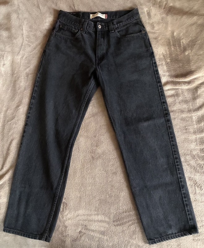 Levi’s 550 Men’s Size 32×32 Black Jeans Relaxed Taper Leg