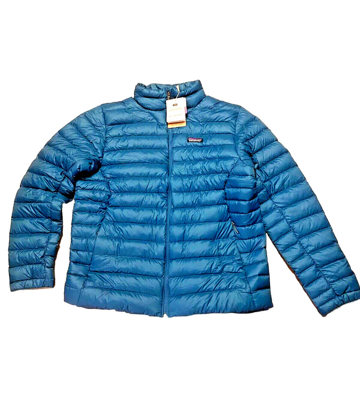 Patagonia Style# 84675 Men’s Down Sweater Jacket In Wavy Blue Size XL NWT $279