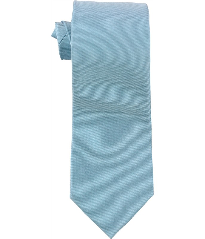 Calvin Klein Mens Silk Cotton Solid Self-tied Necktie, teal, One Size