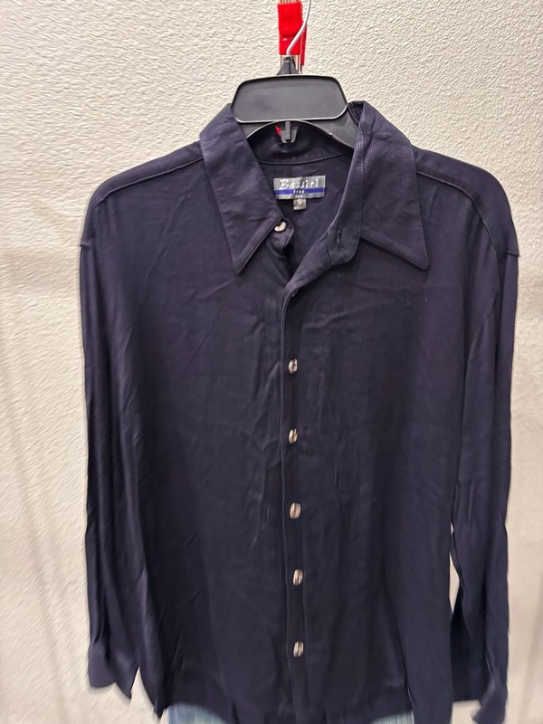 Bassiri Unique LONG SLEEVE SHIRT Small S 15 x 30/31