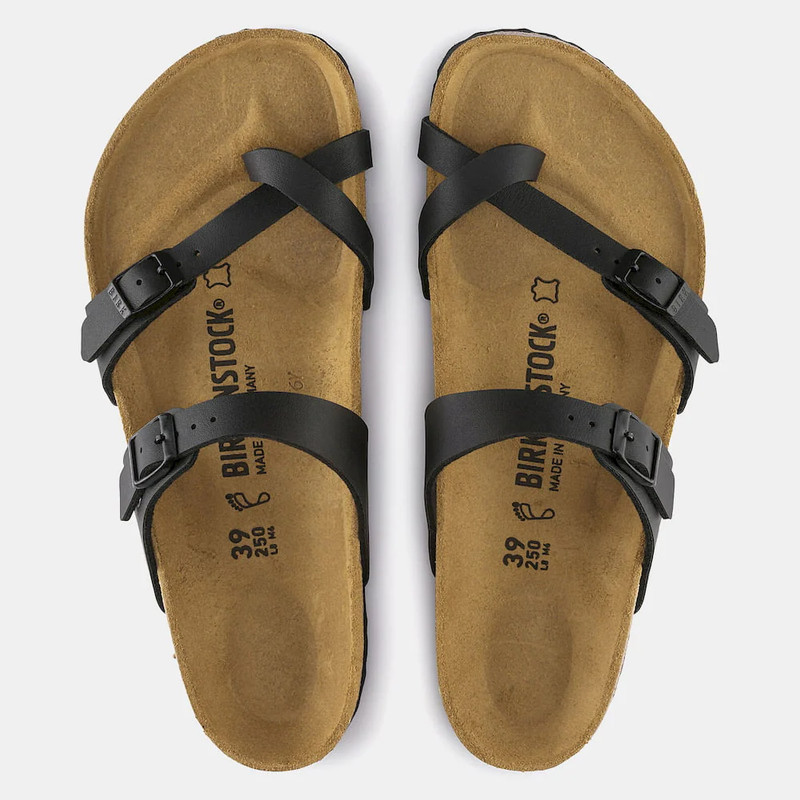 Birkenstock Mayari Black Birko-Flor Toe Loop Women's Sandals EU37-41 gallery