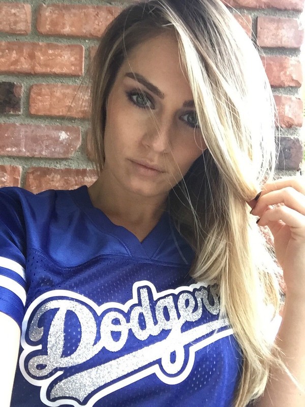 Los Angeles Dodgers Women’s Glitter Baseball Jerseys in Multiple Colors/Sizes gallery