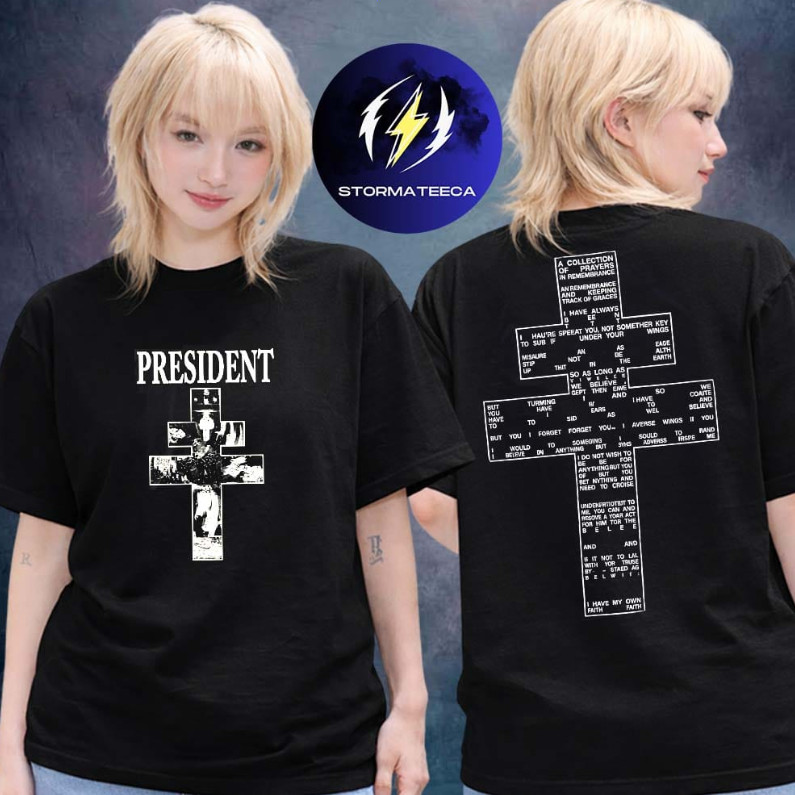 President Merch North American Campaign 2026 Cross Tour Dates T-Shirt