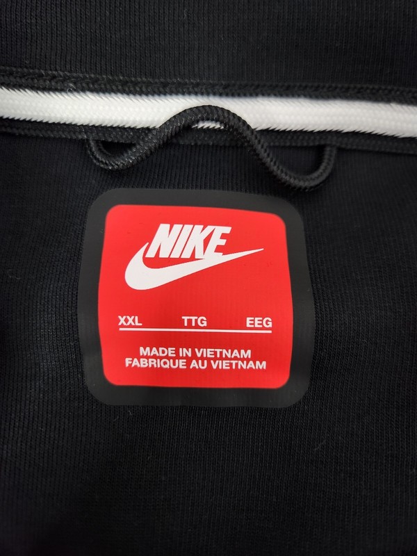 Nike Sportswear Tech Fleece Hoodie Triple Black FB7921-010 Men's Size 2XL New gallery