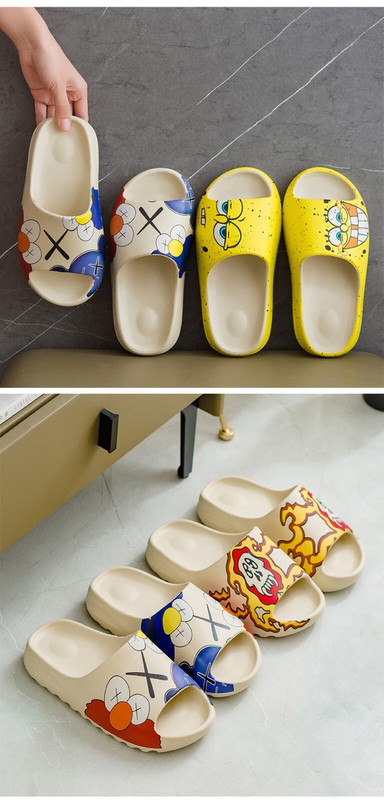 Cartoon Cozy Pillow Slides Anti-Slip Sandals Slippers Cloud Home Outdoor Shoe gallery