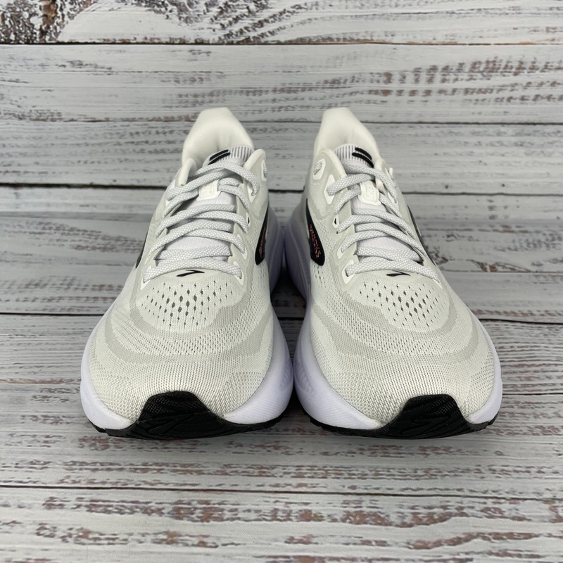 Brooks Ghost 18 Womens 8.5 B Running Shoes White Black Rose Gold gallery