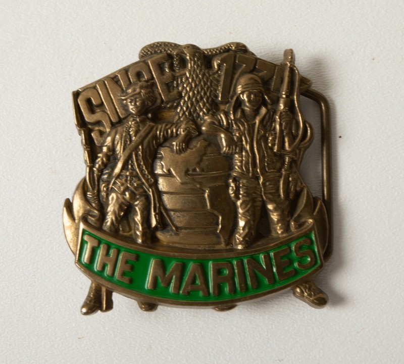 USMC Since 1775 Brass Belt Buckle (B4D)United States Marines 1982 Baron BBB 6289