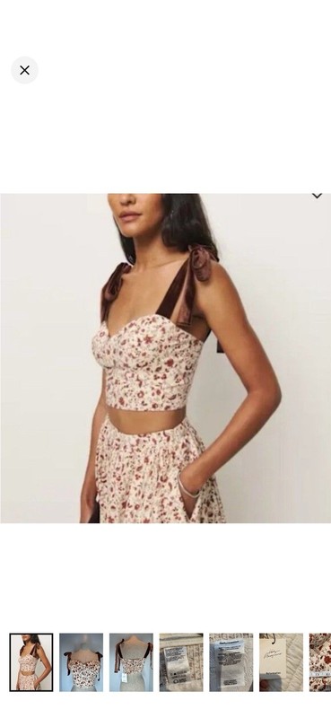 Reformation X Kacey Musgraves Magnolia Top