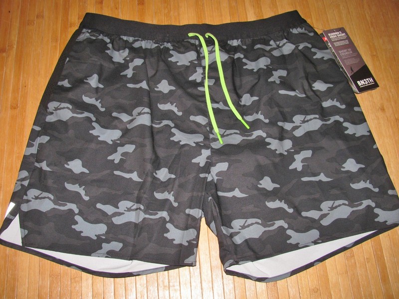 BN3TH Shorts Gym RUNNING Size XL Boxer Brief Liner 5 inch Inseam CAMOUFLAGE NWT