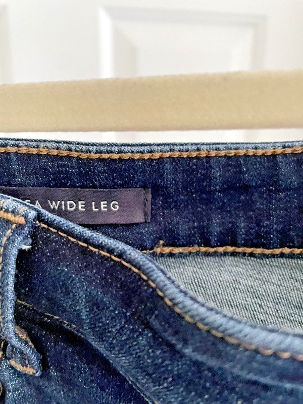 NYDJ Teresa Regular Wide Leg Jean with Wide Cuff Womens Size Size 14 Night Skies gallery