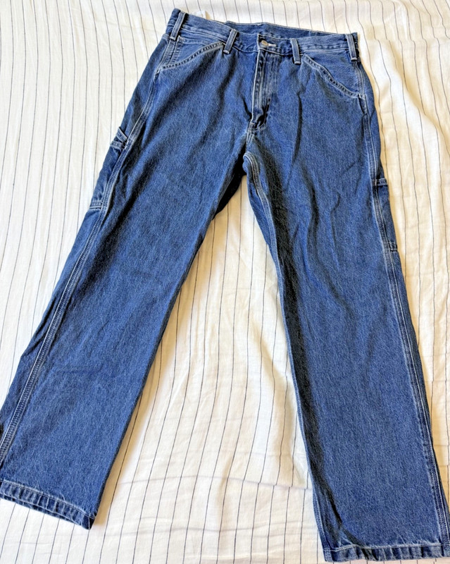 Levis Carpenter Jeans - Stone Washed Mens 33/32 gallery