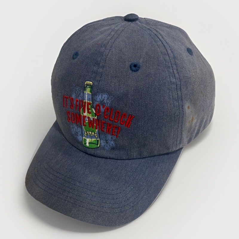 Jimmy Buffet Cap Hat It’s 5 O’Clock Somewhere Beer Margaritaville Parrot Head