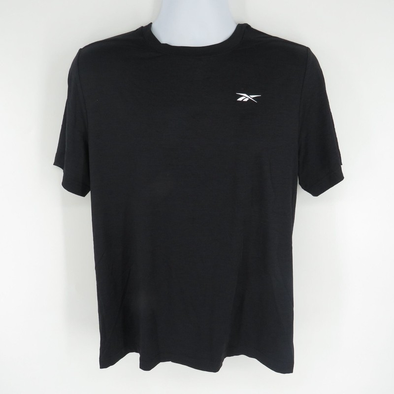 Reebok Men’s Speedwick Tech Style Active Black T-Shirt Medium NWT