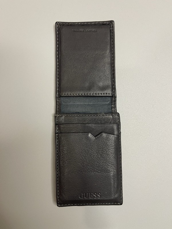 Guess Men's Front Pocket Wallet Magnetic Money Clip RFID Block Black gallery
