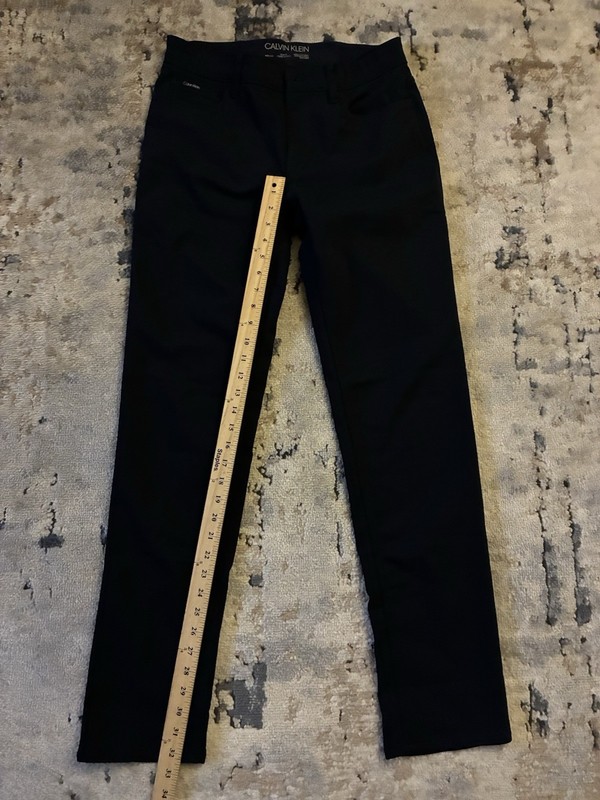 Calvin Klein Men's Tech Active Stretch Pants Navy Blue Slim Fit 30x32 gallery