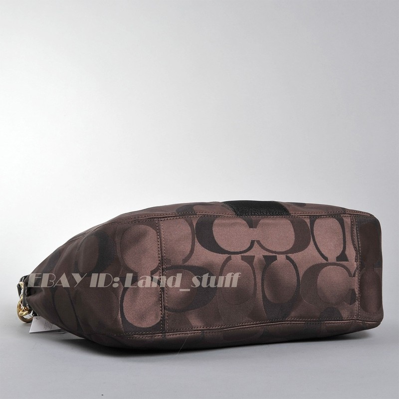 Coach Classic Designer Logo Signature C Soho Retro Hobo F20042 Handbag Brown NEW gallery