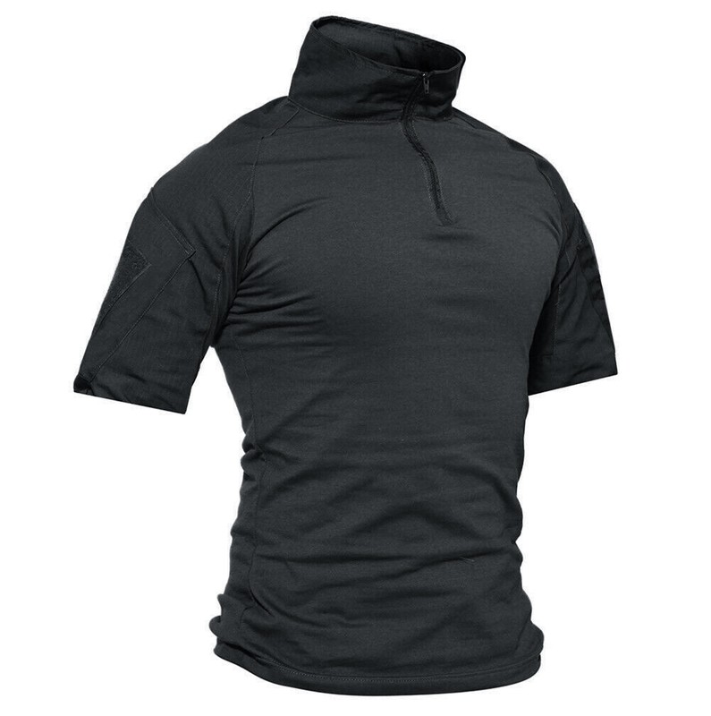 Atheletic Men's Short Sleeve Firm Active T-Shirt Outdoor Training Camping Shirts gallery