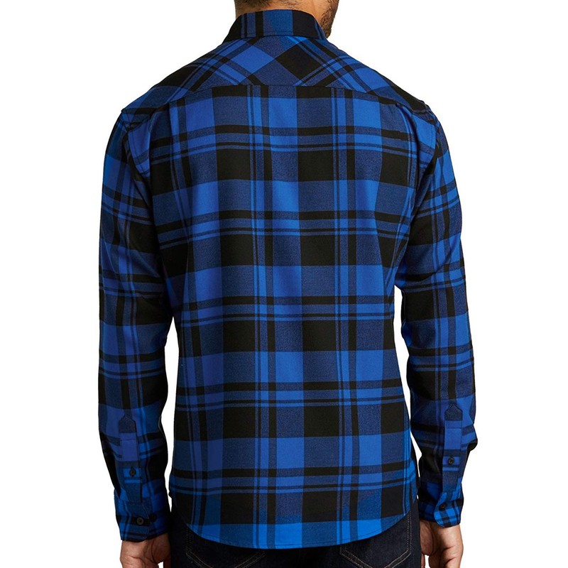 Mafoose Men's Button Down Regular Fit Long Sleeve Plaid Flannel Casual Shirt gallery