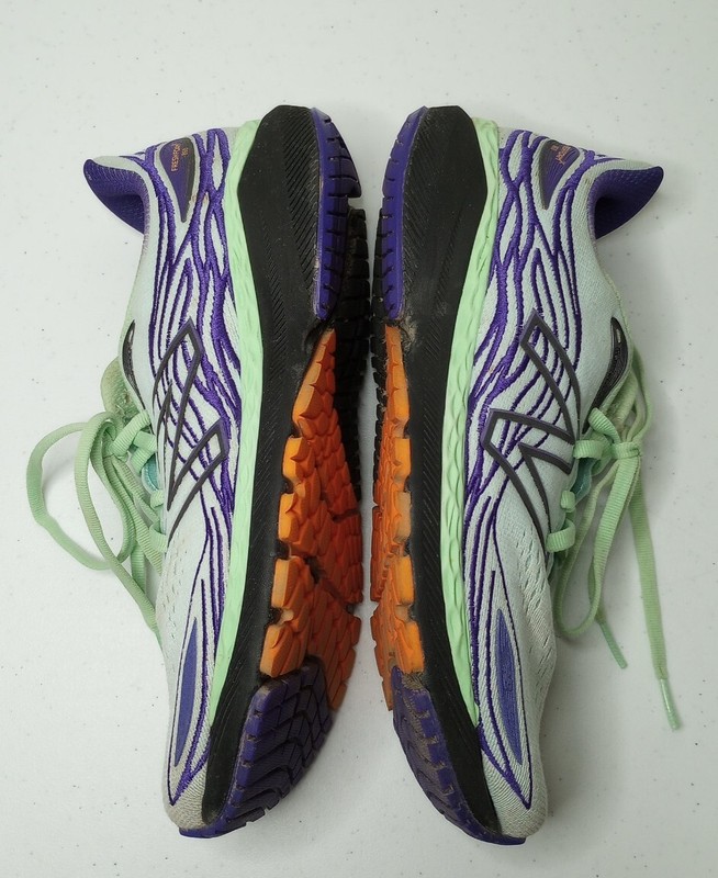 Women's New Balance Fresh Foam X 860 W860J12 Size 9.5 Light Green/Purple gallery