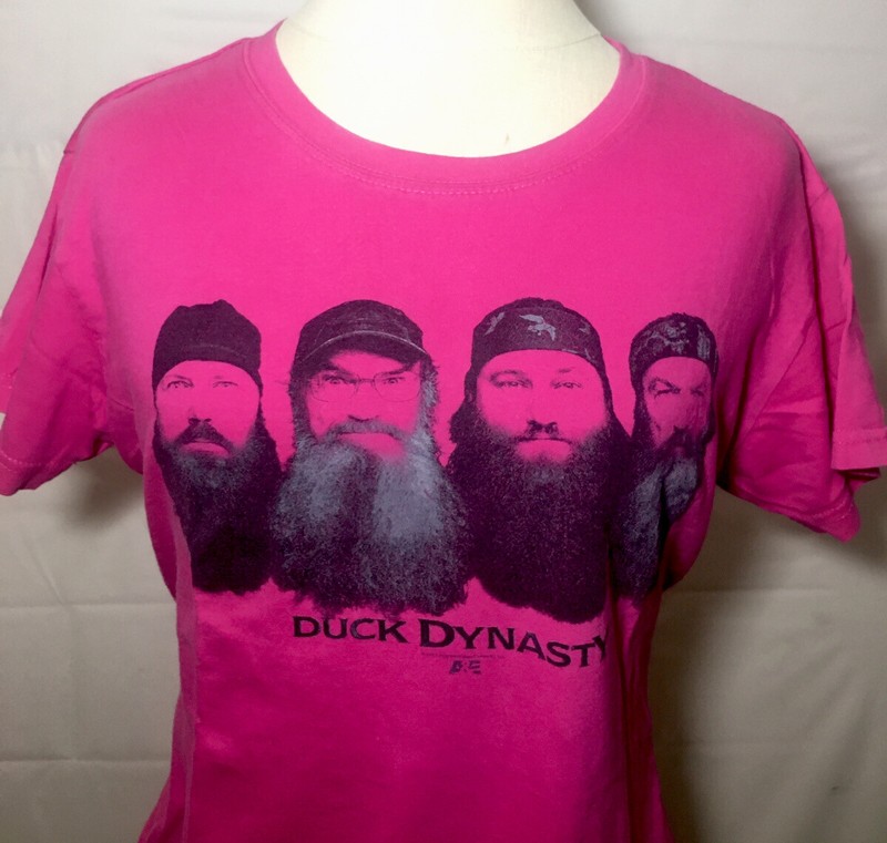 Women’s Tultex Duck Dynasty Pink Short-Sleeve top Sz. XL gallery