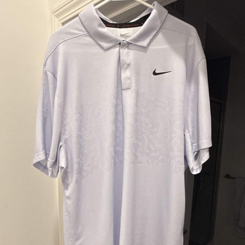 Nike Dri-FIT ADV TW Oxygen Purple Men’s Size XL Tiger Woods Polo