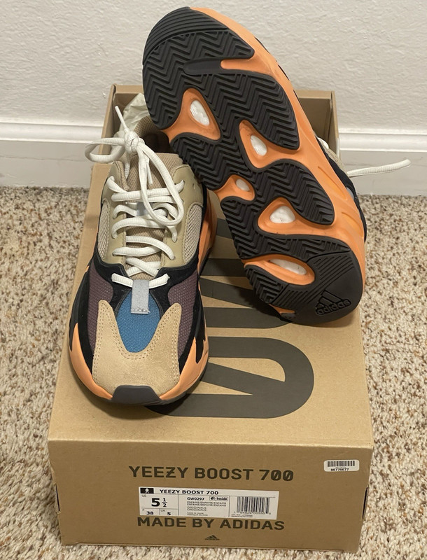 adidas Yeezy Boost 700 Enflame Amber GW0297 2021 Multicolor Sneakers