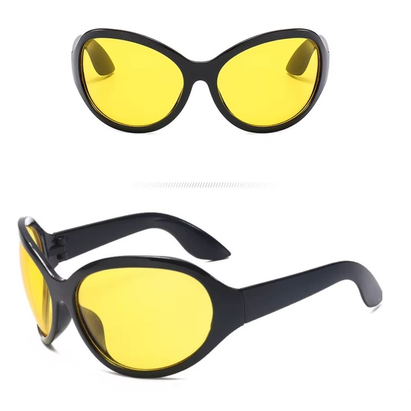 MEN WOMEN OVERSIZED EXAGGERATED Funky VINTAGE RETRO Style SUN GLASSES Large Big gallery