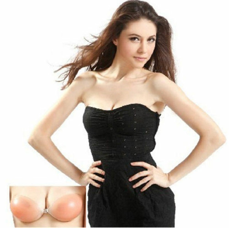 Silicone Self-adhesive Stick On Gel Push Up Strapless Backless Invisible Bras gallery