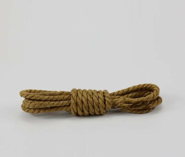 1 pair Three Strands Waxed Shoelaces Leather Shoe String Weave shoelace rope gallery