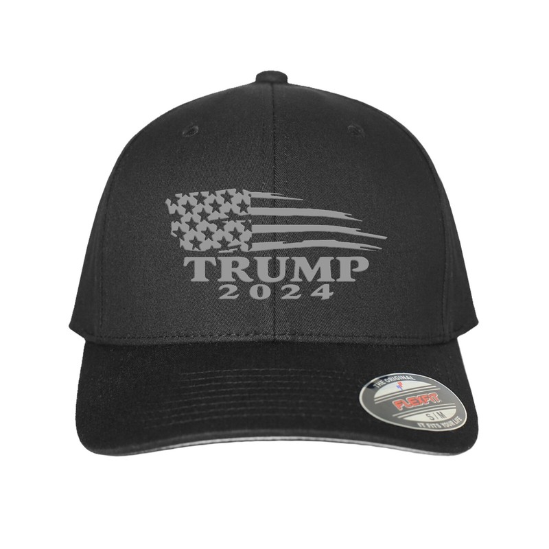 President Donald Trump Flag 2025 Embroidered Patriotic Republican Flexfit Hat gallery