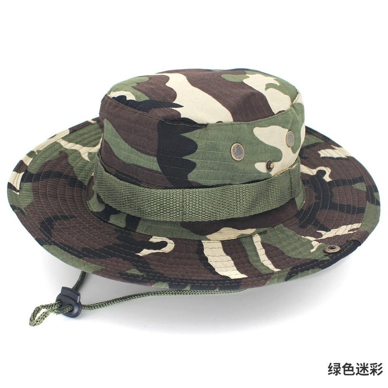 Camouflage Tactical Cap Boonie Bucket Hat Caps Camo Men Outdoor Sports Cap