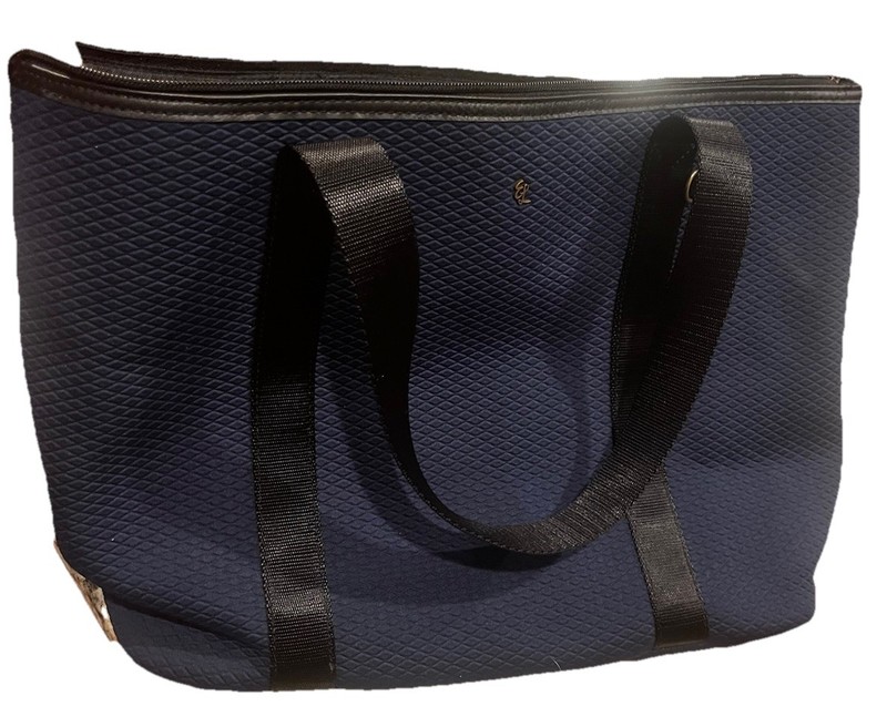 Elliott Lucca Tote Olvera Neoprene Blue Black Large Laptop Bag