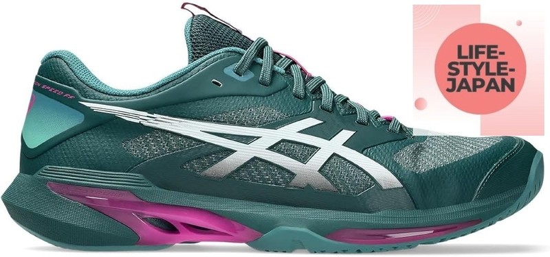 ASICS SOLUTION SPEED FF 4 AC 1041A532 300 Dark Neptune White Men Tennis Shoes