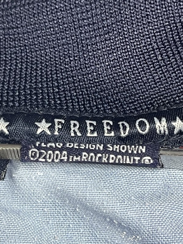 Rock Point Freedom Patriotic Men's M Polo Shirt Embroidered Stars Vintage 2004 gallery