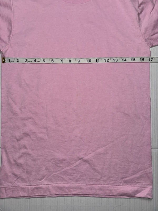 Vintage 90’s NOS Blank Small Pink Screen Stars Best, Single Stitch Made in USA. gallery
