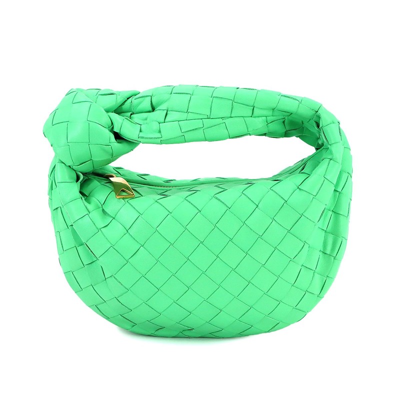 BOTTEGA VENETA Mini Jodie Hand Bag Leather Green 651876 Purse 90320709