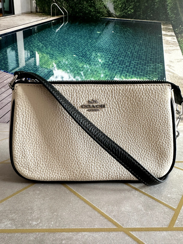 NWT Coach Nolita 19 CP490 Chalk /Black