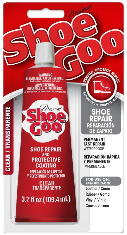 Eclectic Shoe Goo Adhesive Glue, Shoe Repair, Clear, 110010, 3.7 fl. oz.