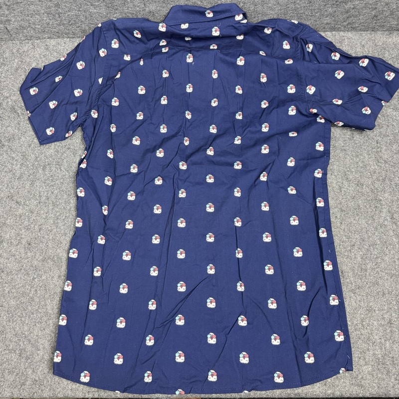 Tipsy Elves Shirt Men Small Bald Eagle Sunglasses Patriotic Button Up Fun Novel gallery