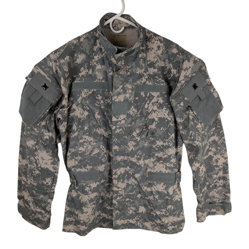 2000s Mil Aircrew Combat A2CU Coat Jacket Aramid Camo SPM1C1-07-D-0015 Sz M Reg