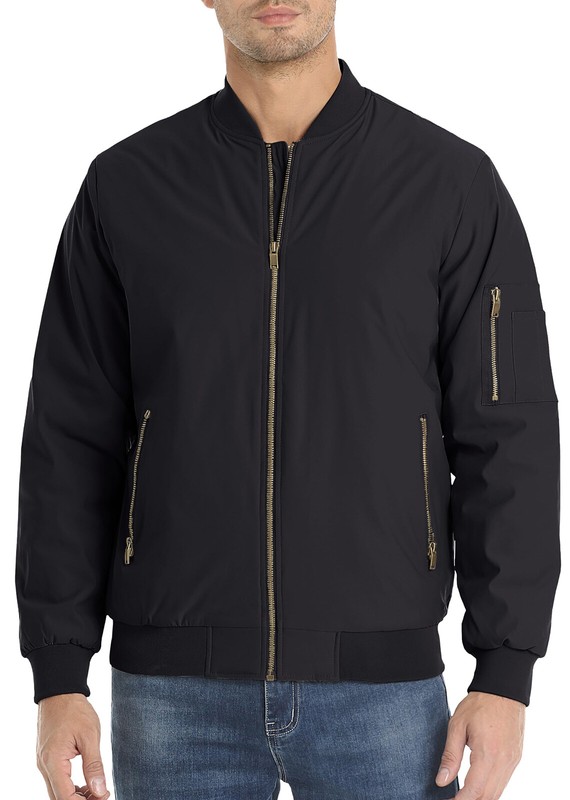 Men's Military Bomber Jacket Tactical Army Pilot Jacket Warm Padded Casual Coats gallery